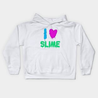 I Love Slime Kids Hoodie